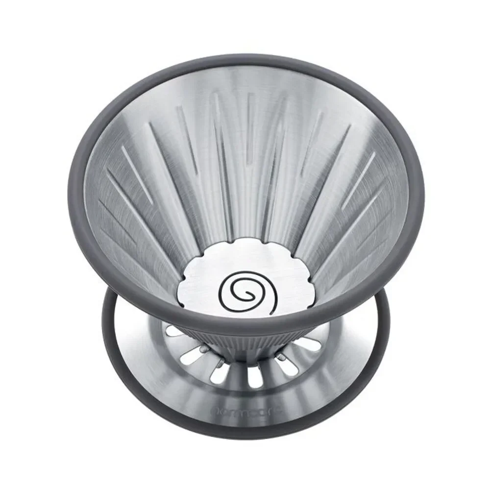 Normcore 2-in-1 Pour Over Coffee Dripper, 1-4 Cups Metal Coffee Dripper
